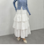 ナイロン段ティアードスカート
