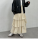 ナイロン段ティアードスカート