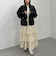 ナイロン段ティアードスカート
