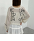 ２ＷＡＹコード刺繍メッシュニットカーディガン