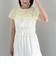 ビスチェシャーリングコットンキャミワンピース