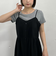 ピンタックレイヤードキャミワンピース
