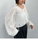 コード刺?レースブラウス