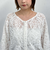 コード刺?レースブラウス