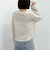 透かしポロニットカーディガン