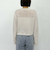 透かしポロニットカーディガン