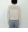 透かしポロニットカーディガン