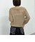 透かしポロニットカーディガン
