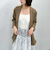 レイヤードイレヘムレースキャミワンピース