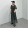 小花柄フレアスリーブワンピース