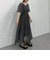 小花柄フレアスリーブワンピース