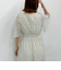 小花柄フレアスリーブワンピース
