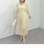 小花柄フレアスリーブワンピース