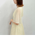 小花柄フレアスリーブワンピース