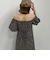 小花柄２ｗａｙオフショルワンピース