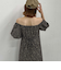 小花柄２ｗａｙオフショルワンピース