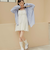 コットンスカラップレースミニキャミワンピース