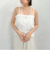 コットンレースピンタックビスチェ