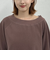 ピグメントオフショルミドルスウェット