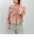 フリルオフショルブラウス