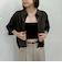 ハーフスリーブ比翼シャツ