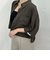 ハーフスリーブ比翼シャツ