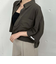 ハーフスリーブ比翼シャツ