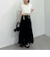 シアーシャーリングティアードスカート