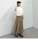 シアーシャーリングティアードスカート