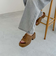 厚底タッセルサンダル