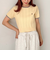 ワンポイントハリヌキニット