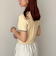 ワンポイントハリヌキニット