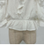 フリルオフショルペプラムブラウス