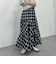 バイヤスチェックギャザースカート
