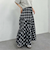 バイヤスチェックギャザースカート