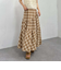 バイヤスチェックギャザースカート