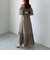 オフショルティアードワンピース