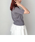 麻タッチアーガイルニット
