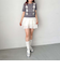 麻タッチアーガイルニット