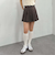 チノプリーツミニスカート