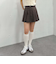 チノプリーツミニスカート