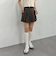 チノプリーツミニスカート