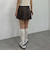 チノプリーツミニスカート