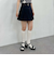 チノプリーツミニスカート