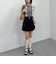 チノプリーツミニスカート