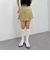 チノプリーツミニスカート