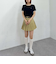 チノプリーツミニスカート