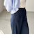 サイドギャザーラインパンツ