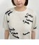 メニ―ロゴ刺繍ニット