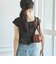 花柄シャーリングオフショルブラウス